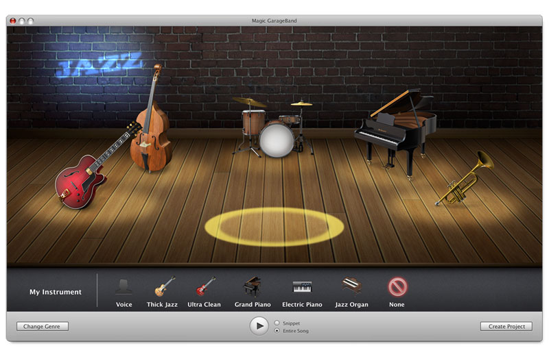 is there a free mac interface thta i can run garageband in for pc windows 10?